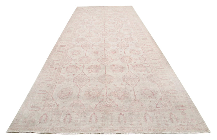 Afghan Serenity Rug 8' 6" x 17' 5" Hand-Knotted | No. AT37659