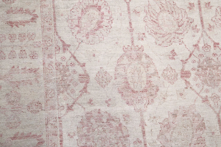 Afghan Serenity Rug 8' 6" x 17' 5" Hand-Knotted | No. AT37659