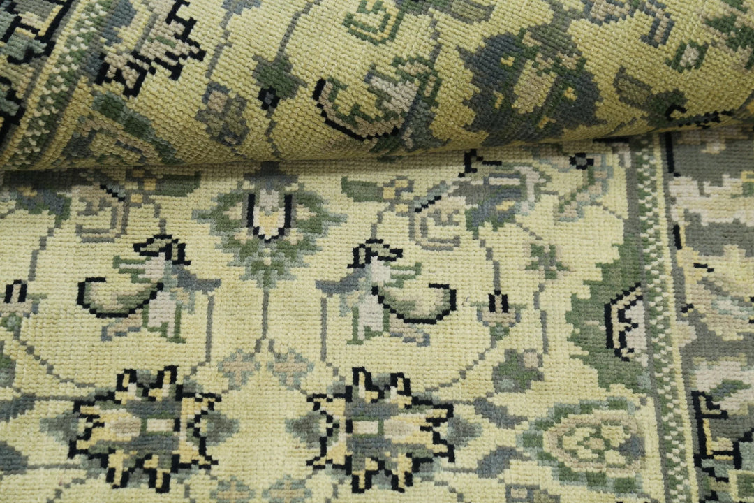 Beige Afghan Ziegler Rug 2' 10" x 4' 10" Hand-Knotted | No. AT37756