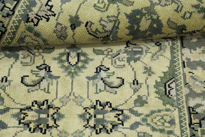Beige Afghan Ziegler Rug 2' 10" x 4' 10" Hand-Knotted | No. AT37756
