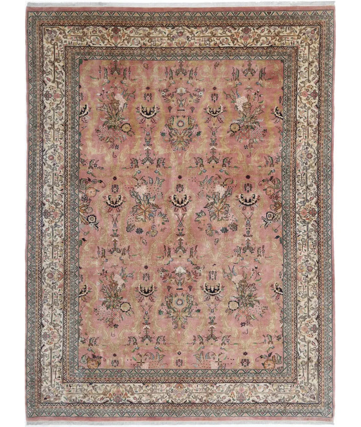 Persian Bijar Afshan Rug 8' 4" x 11' 2" Hand-Knotted | No. AT37798