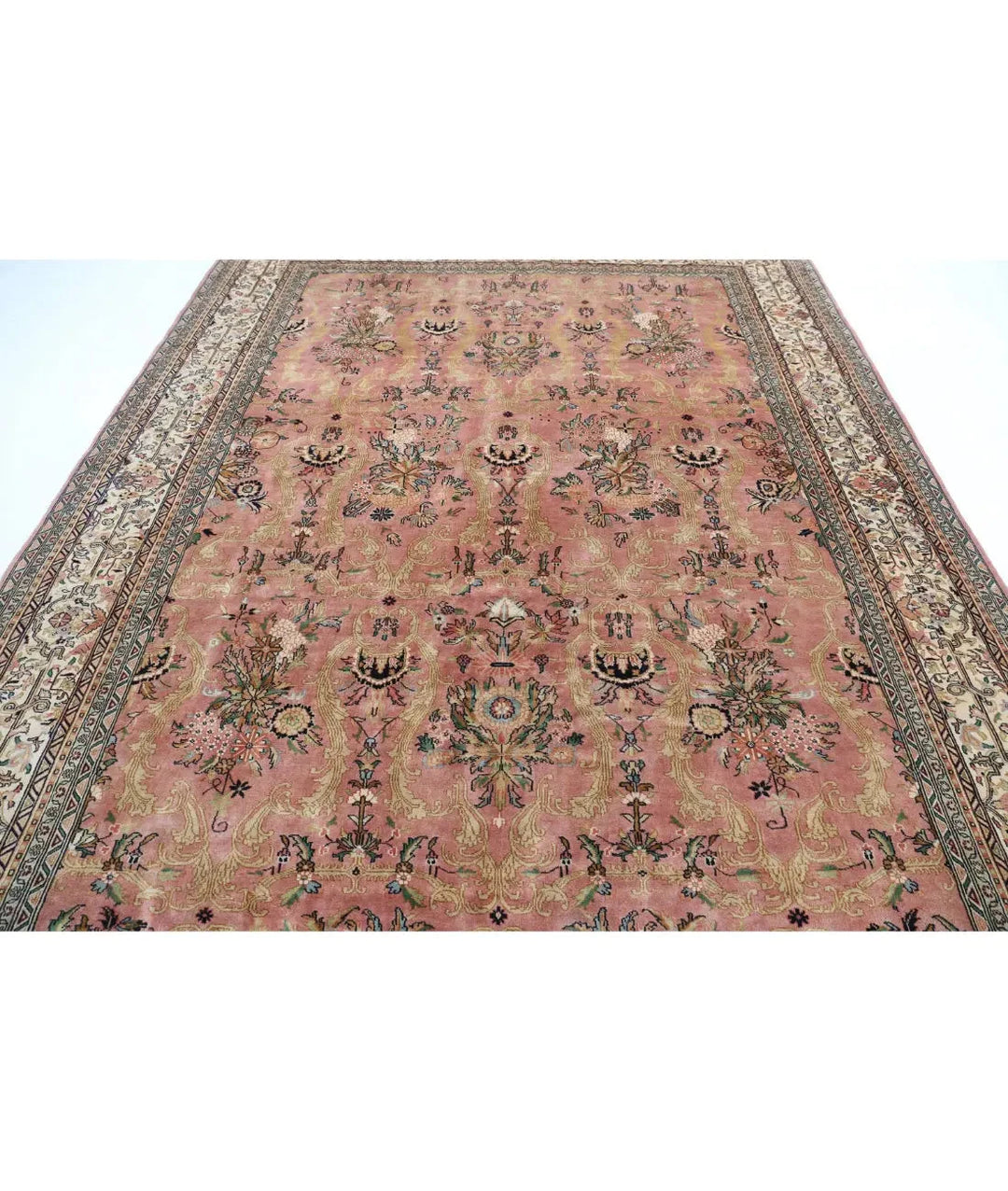 Persian Bijar Afshan Rug 8' 4" x 11' 2" Hand-Knotted | No. AT37798