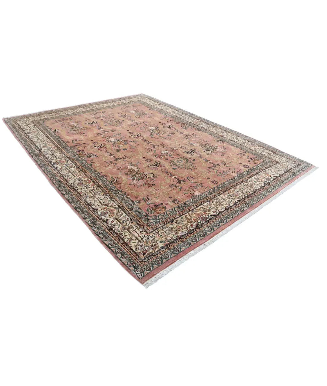 Persian Bijar Afshan Rug 8' 4" x 11' 2" Hand-Knotted | No. AT37798