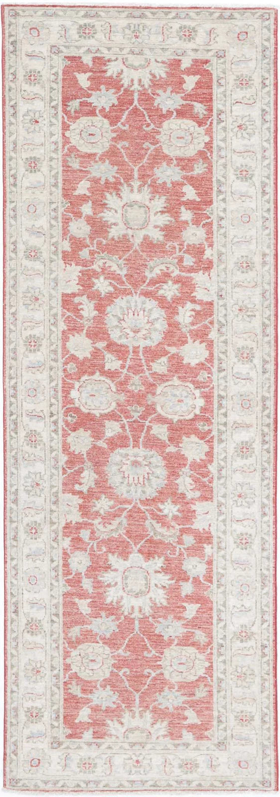 Afghan Ziegler Rug 2' 5" x 8' 0" Hand-Knotted | No. AT37901