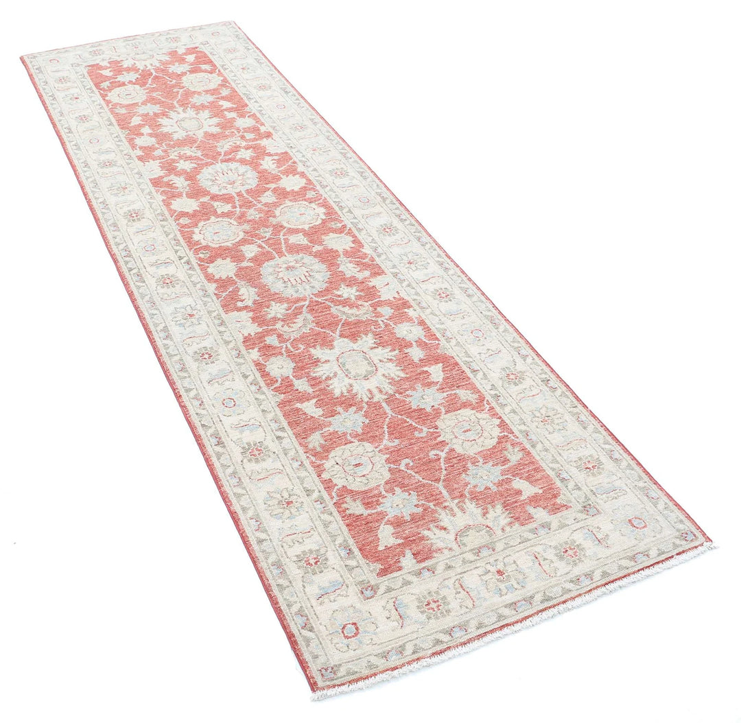 Afghan Ziegler Rug 2' 5" x 8' 0" Hand-Knotted | No. AT37901