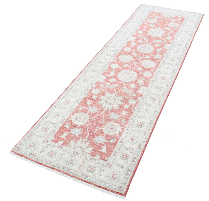 Afghan Ziegler Rug 2' 5" x 8' 0" Hand-Knotted | No. AT37901