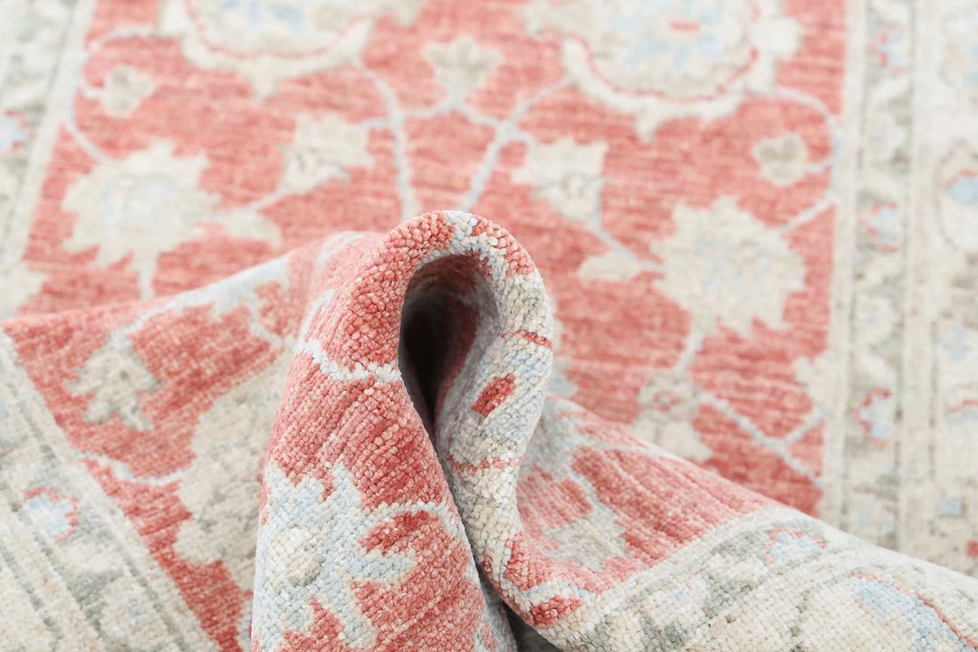 Afghan Ziegler Rug 2' 5" x 8' 0" Hand-Knotted | No. AT37901