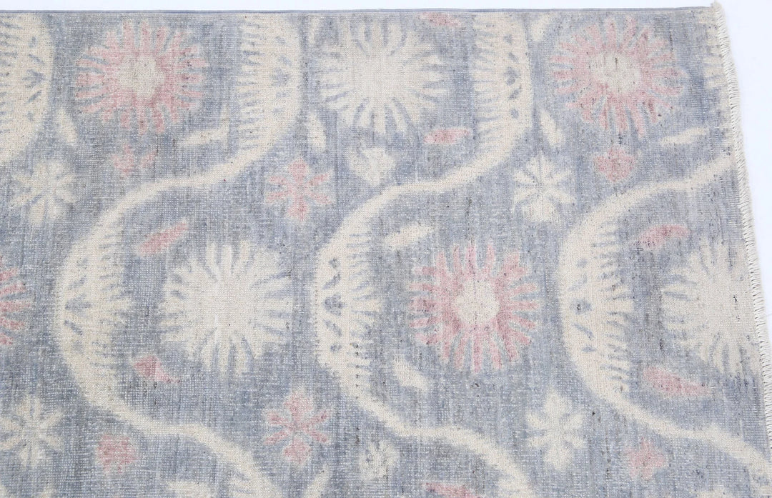 Afghan Oriental Rug 6' 2" x 9' 2" Hand-Knotted | No. AT37922