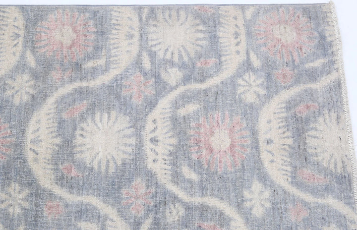 Afghan Oriental Rug 6' 2" x 9' 2" Hand-Knotted | No. AT37922