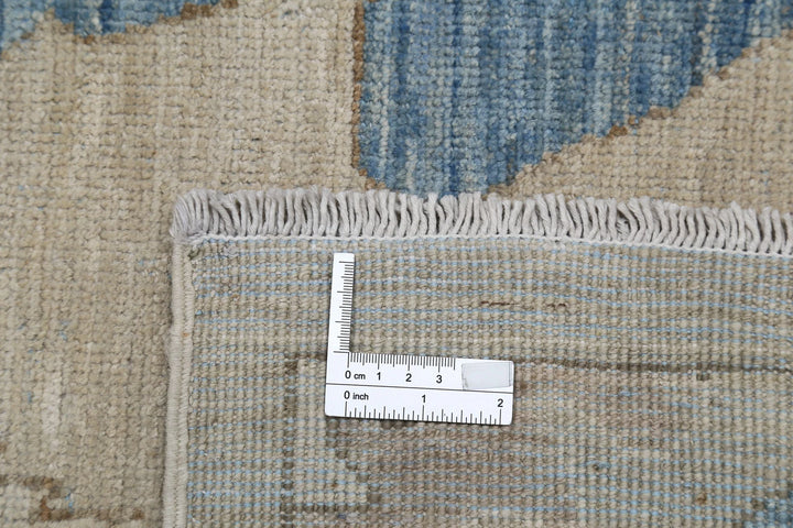 Afghan Ikat Rug 8' 10" x 11' 6" Hand-Knotted | No. AT38121