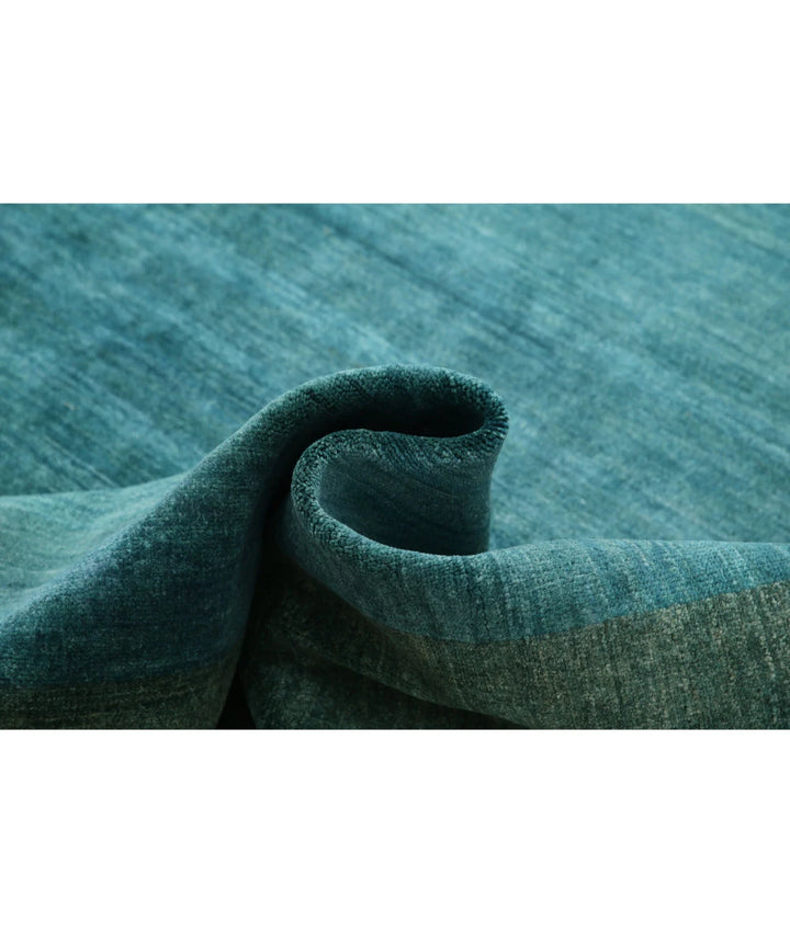 Green Afghan Oriental Rug 9' 0" x 11' 4" Hand-Knotted | No. AT38276