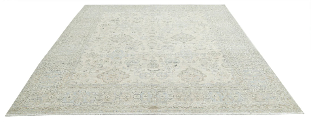 Afghan Serenity Rug 8' 1" x 9' 8" Hand-Knotted | No. AT38307