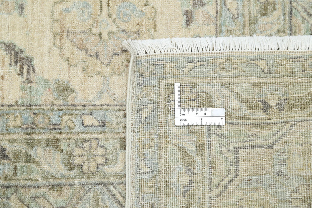 Afghan Serenity Rug 8' 1" x 9' 8" Hand-Knotted | No. AT38307