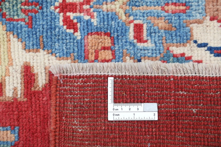 Afghan Ziegler Rug 5' 1" x 6' 7" Hand-Knotted | No. AT38415