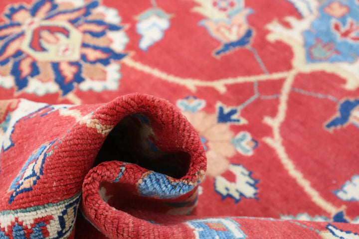 Afghan Ziegler Rug 5' 1" x 6' 7" Hand-Knotted | No. AT38415