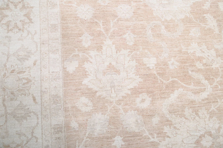 Ivory Afghan Serenity Rug 12' 10" x 18' 3" Hand-Knotted | No. AT38467