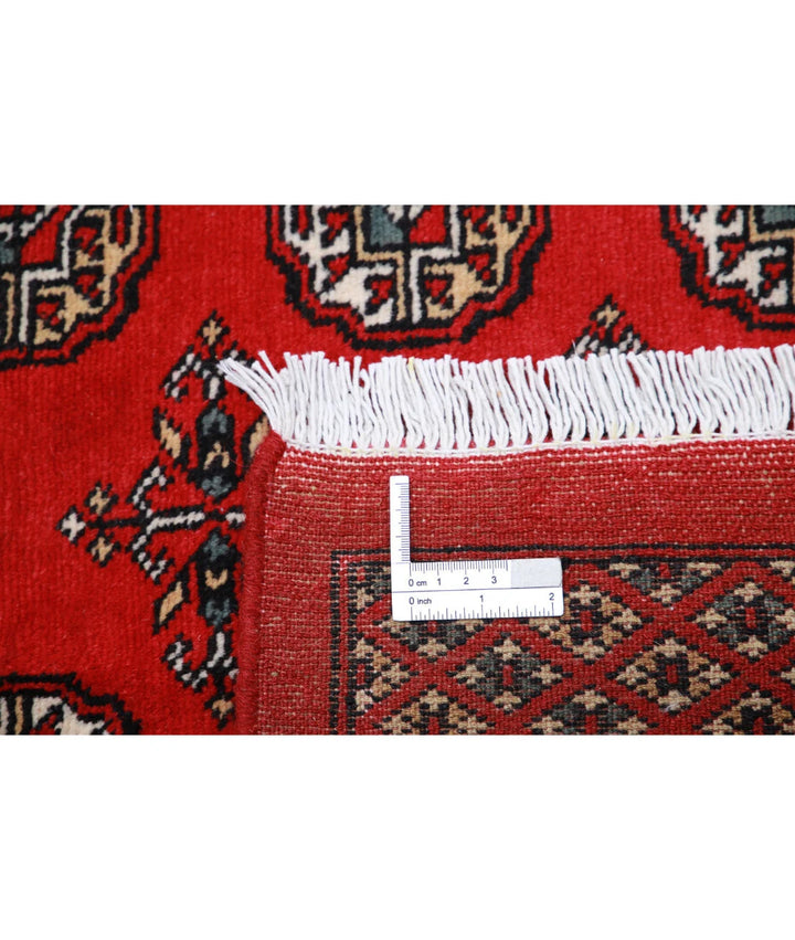Pakistani Bokhara Rug 8' 1" x 10' 1" Hand-Knotted | No. AT38643