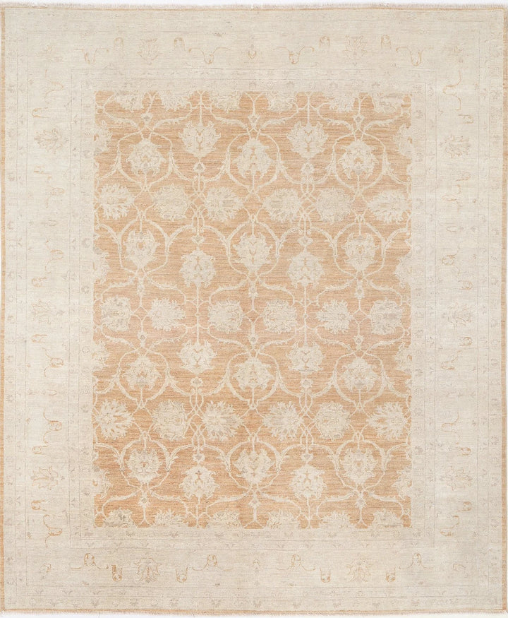 Afghan Serenity Rug 7' 10" x 9' 5" Hand-Knotted | No. AT38656