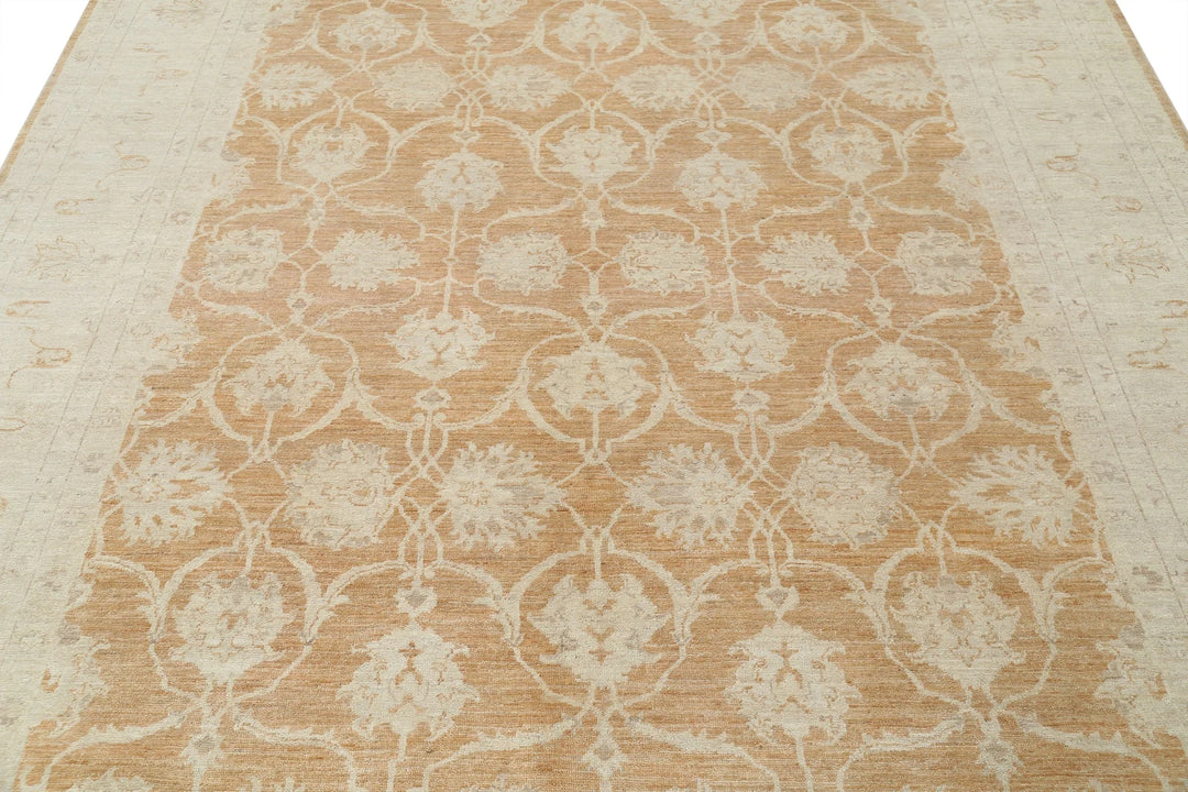Afghan Serenity Rug 7' 10" x 9' 5" Hand-Knotted | No. AT38656