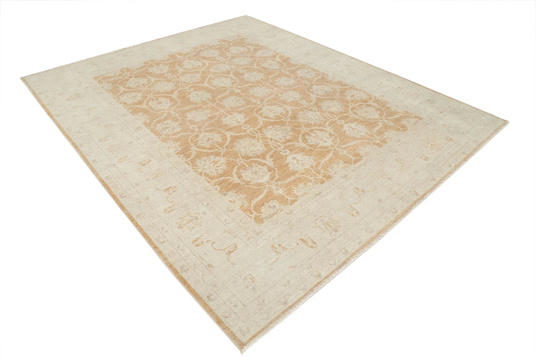 Afghan Serenity Rug 7' 10" x 9' 5" Hand-Knotted | No. AT38656