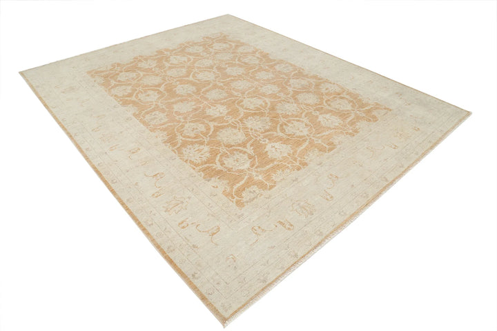 Afghan Serenity Rug 7' 10" x 9' 5" Hand-Knotted | No. AT38656