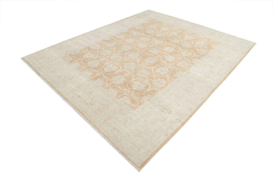 Afghan Serenity Rug 7' 10" x 9' 5" Hand-Knotted | No. AT38656