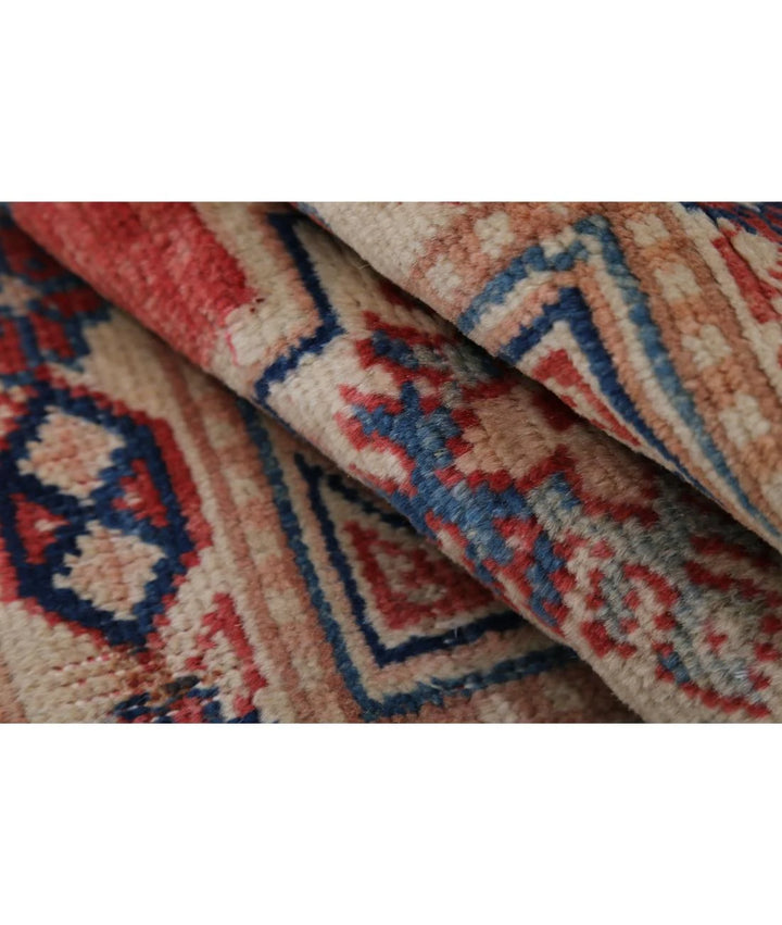 Afghan Kazak Rug 1' 10" x 2' 9" Hand-Knotted | No. AT38667