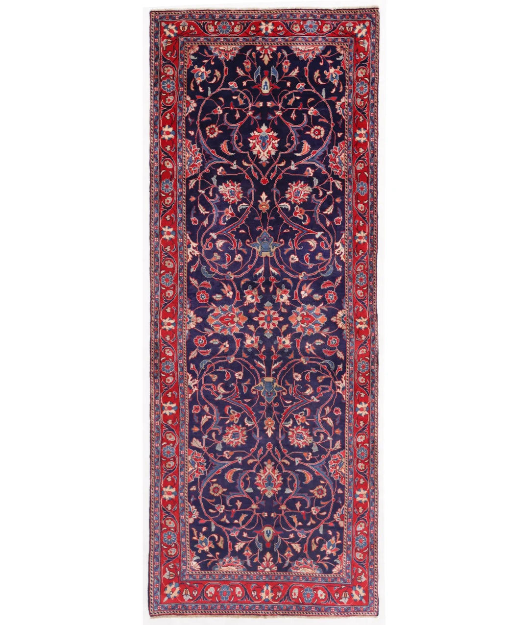 Blue Persian Oriental Rug 5'0" x 8'0" Hand-Knotted