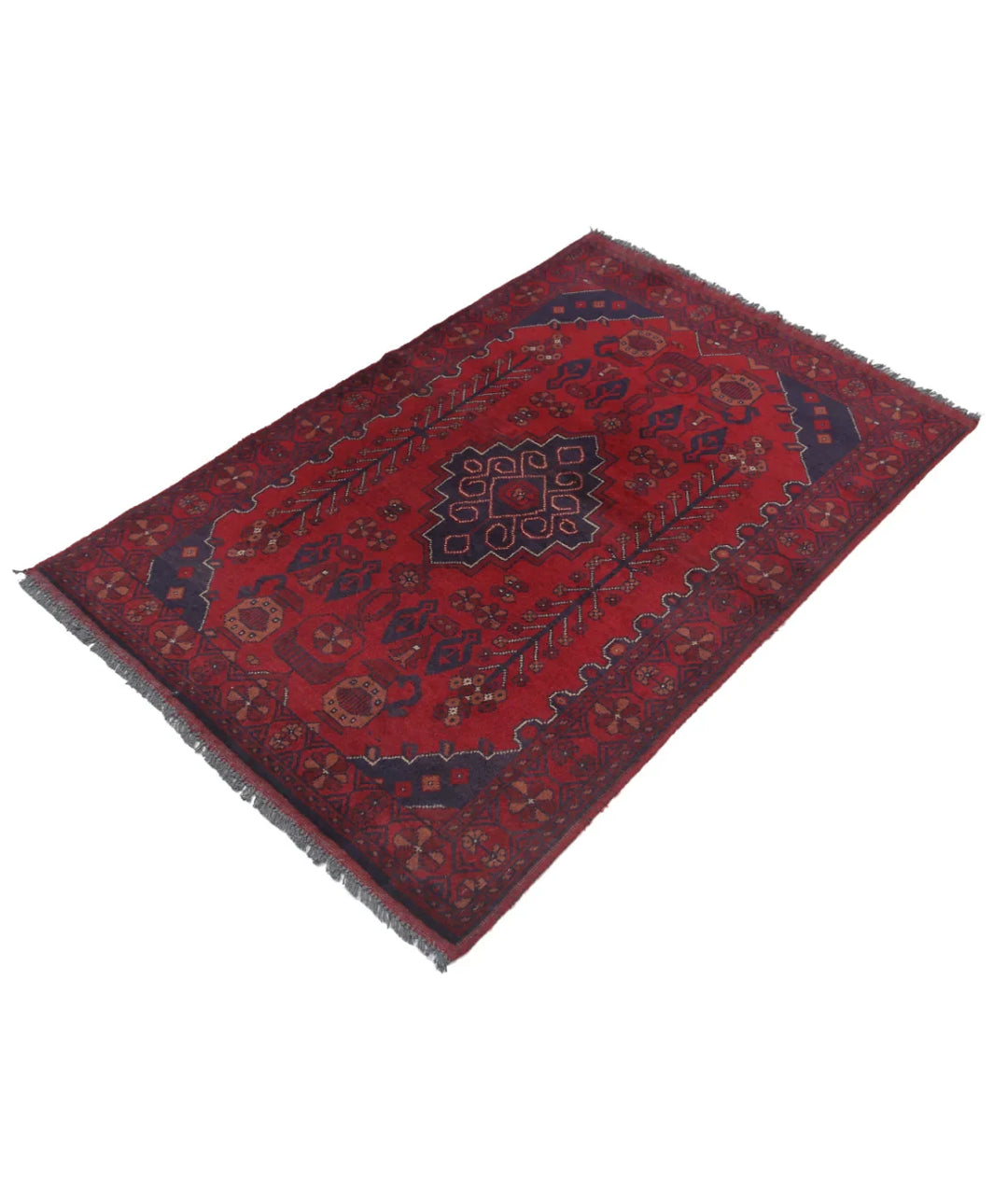 Afghan Khal Muhammadi Rug 3' 3" x 5' 0" Hand-Knotted | No. AT38866