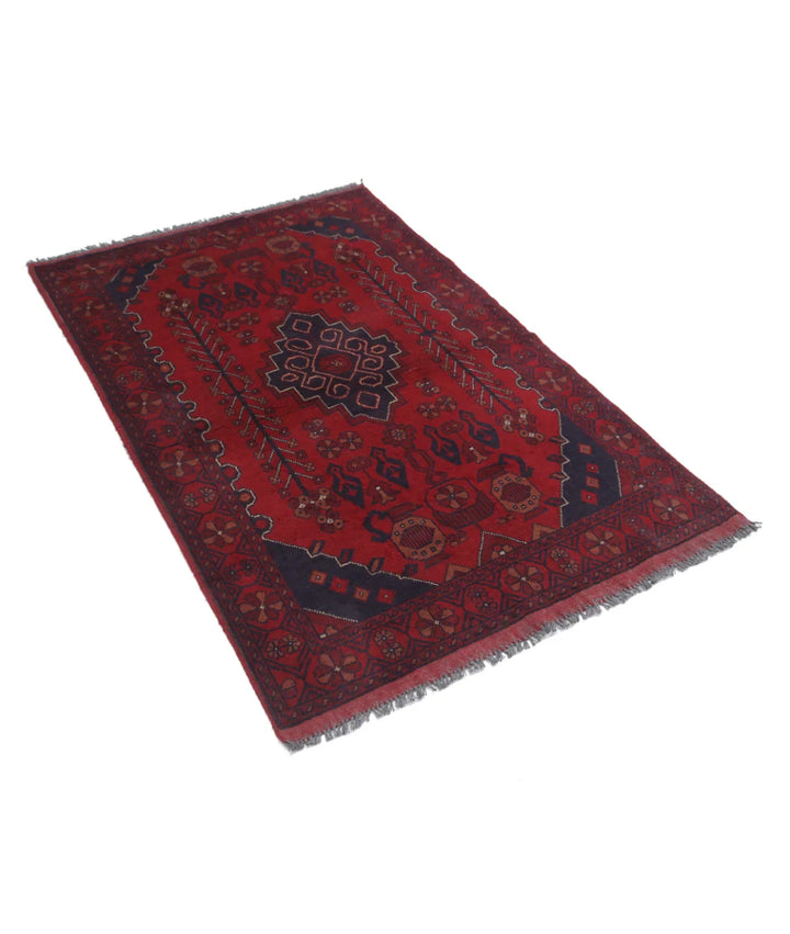 Afghan Khal Muhammadi Rug 3' 3" x 5' 0" Hand-Knotted | No. AT38866