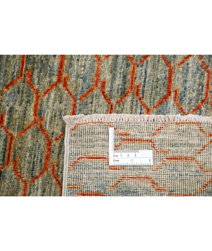Afghan Modcar Rug 5' 5" x 7' 10" Hand-Knotted | No. AT38928
