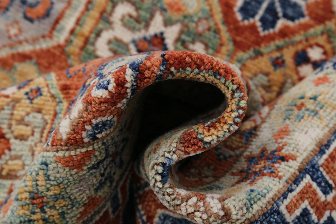 Afghan Oushak Rug 10' 2" x 14' 0" Hand-Knotted | No. AT38982