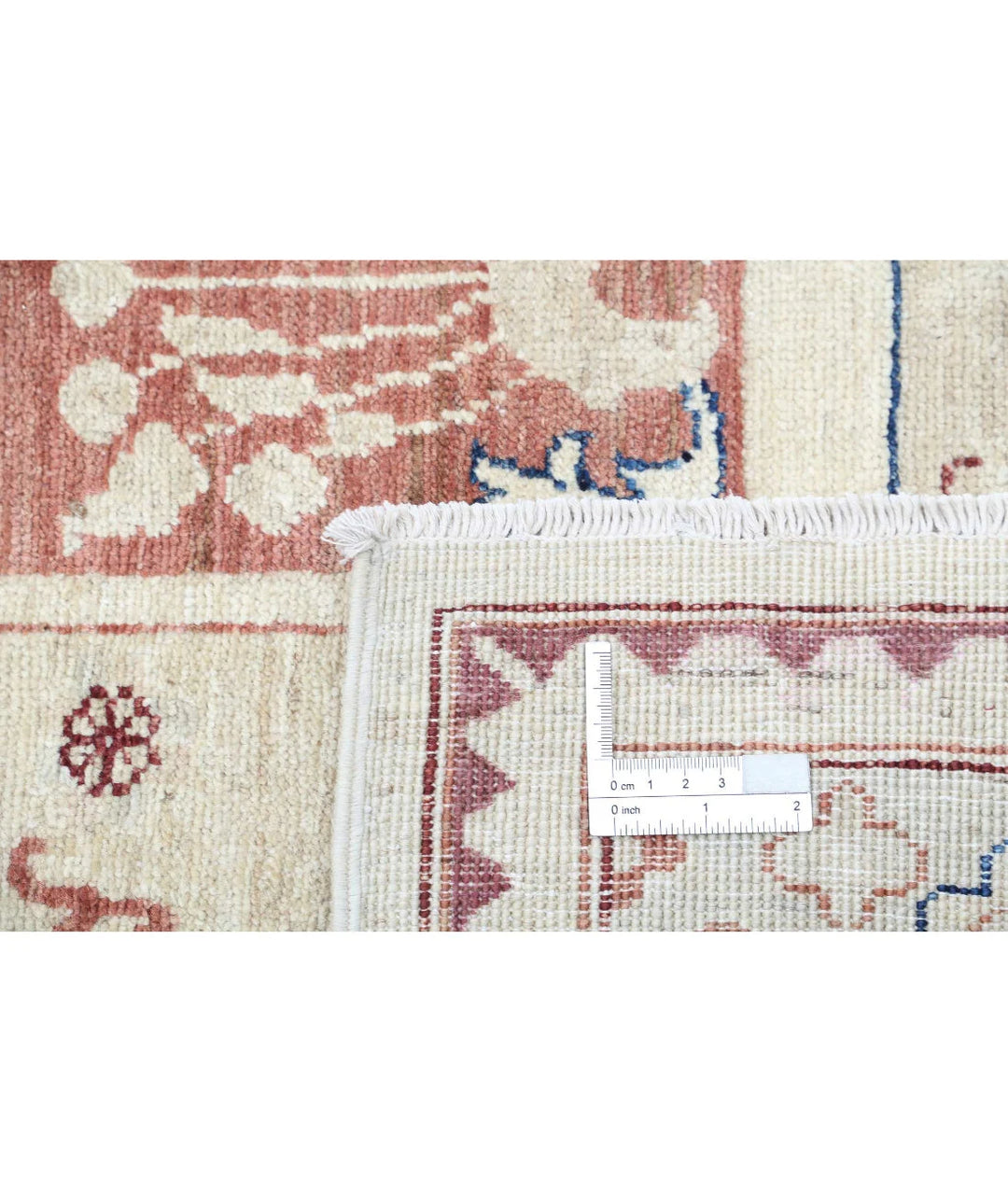 Afghan Bakhtiari Rug 6' 7" x 9' 10" Hand-Knotted | No. AT39061