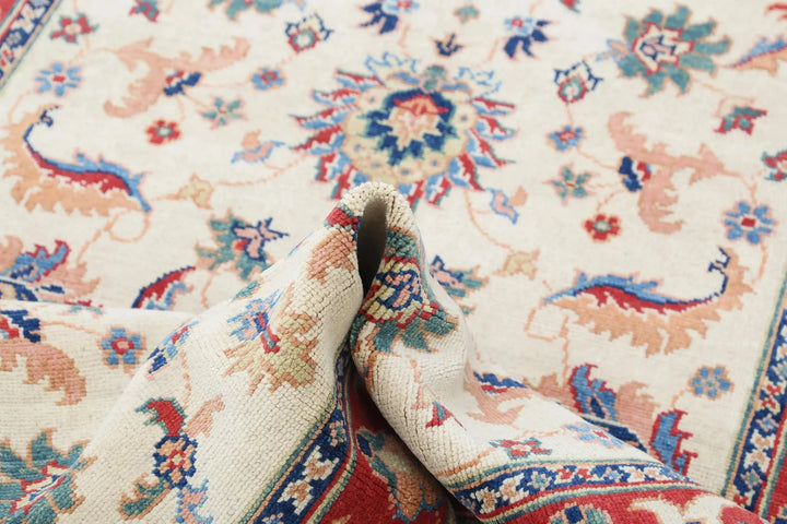 Afghan Ziegler Rug 3' 11" x 5' 11" Hand-Knotted | No. AT39081