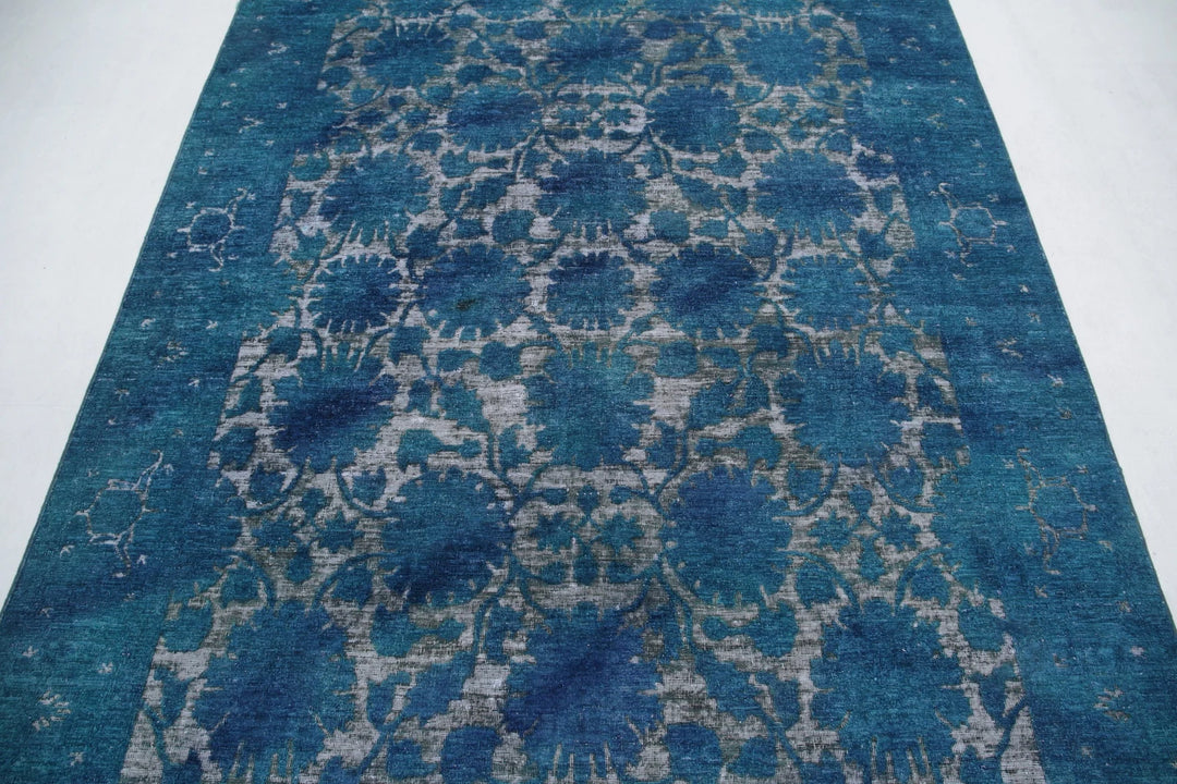 Afghan Oriental Rug 6' 1" x 8' 1" Hand-Knotted | No. AT39376