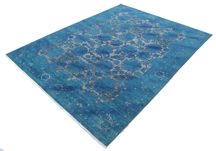 Afghan Oriental Rug 6' 1" x 8' 1" Hand-Knotted | No. AT39376
