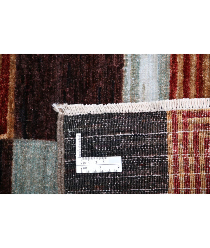 Afghan Oriental Rug 5'8" x 8'5" Hand-Knotted | No. AT39446
