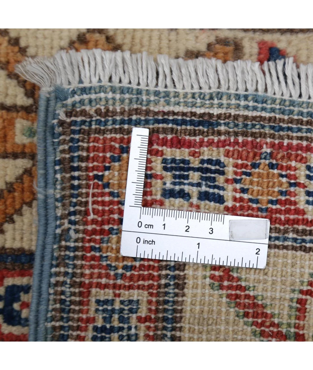 Afghan Kazak Rug 2' 10" x 4' 8" Hand-Knotted | No. AT39772