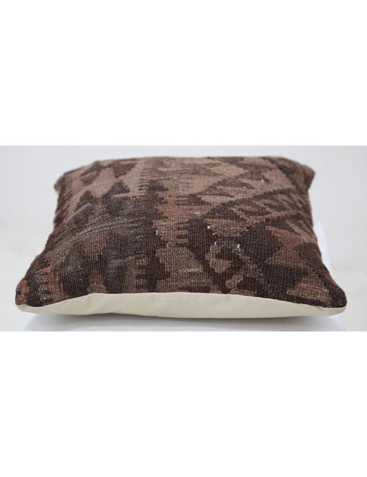 Afghan Tribal Pillow 1' 5" x 1' 5" Hand-Woven | No. AT39914