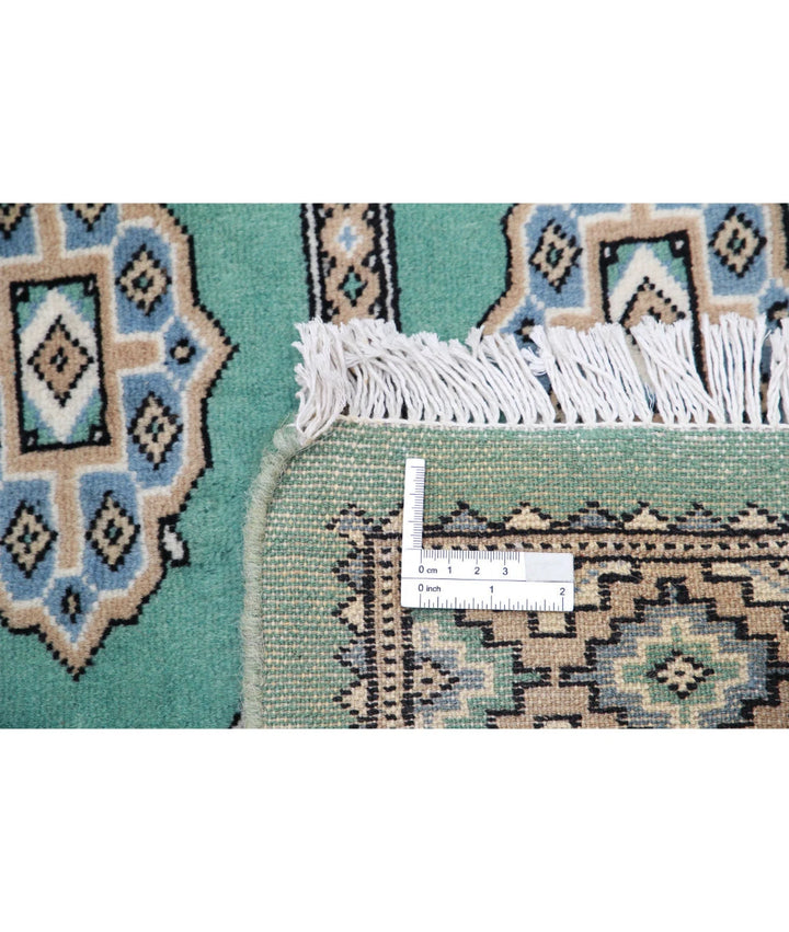 Pakistani Jaldar Rug 6' 10" x 7' 9" Hand-Knotted | No. AT39926