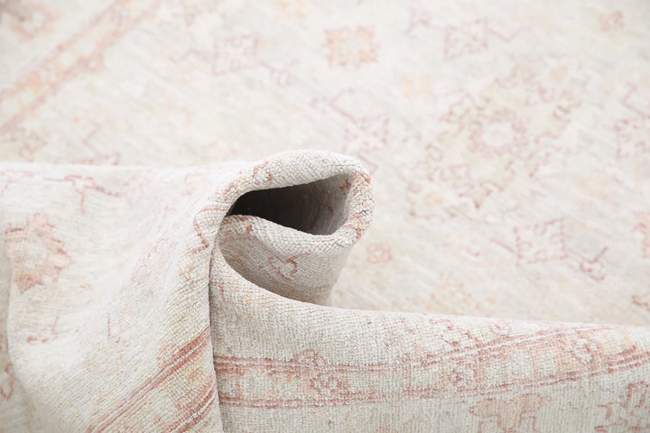 Afghan Serenity Runner Rug 3' 10" x 10' 8" Hand-Knotted | No. AT39993
