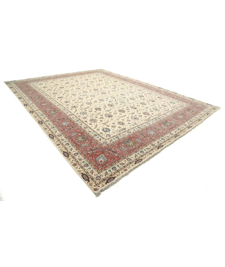 Persian Tabriz Rug 13' 0" x 16' 11" Hand-Knotted | No. AT40013