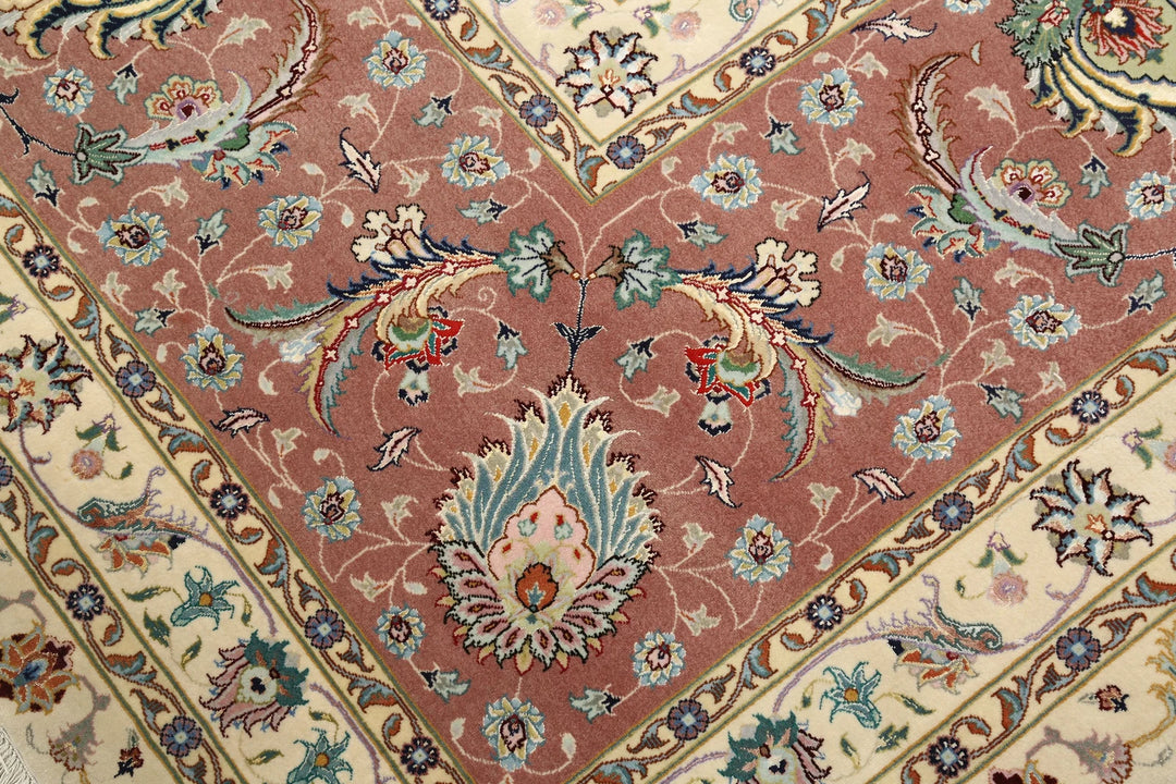 Persian Tabriz Rug 13' 0" x 16' 11" Hand-Knotted | No. AT40013
