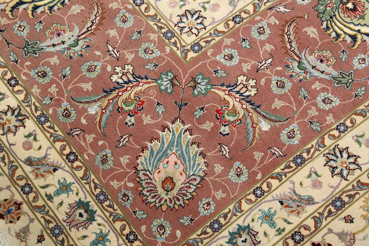 Persian Tabriz Rug 13' 0" x 16' 11" Hand-Knotted | No. AT40013