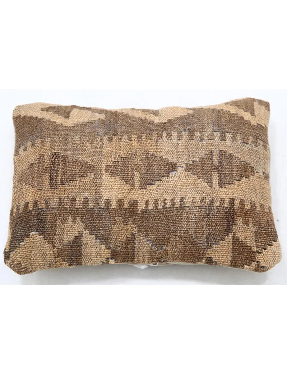 Afghan Tribal Pillow 1' 0" x 1' 5" Hand-Woven | No. AT40082