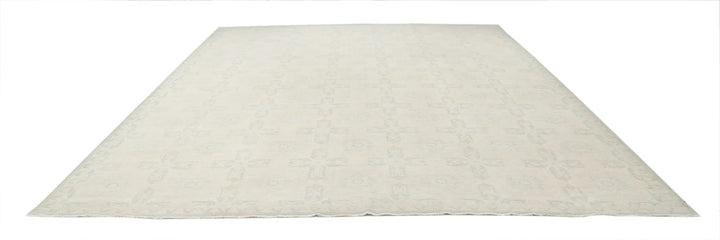 Afghan Serenity Rug 12' 2" x 14' 10" Hand-Knotted | No. AT40139
