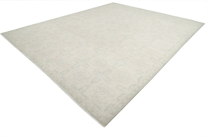 Afghan Serenity Rug 12' 2" x 14' 10" Hand-Knotted | No. AT40139