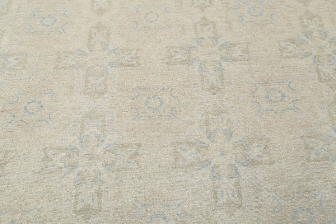 Afghan Serenity Rug 12' 2" x 14' 10" Hand-Knotted | No. AT40139