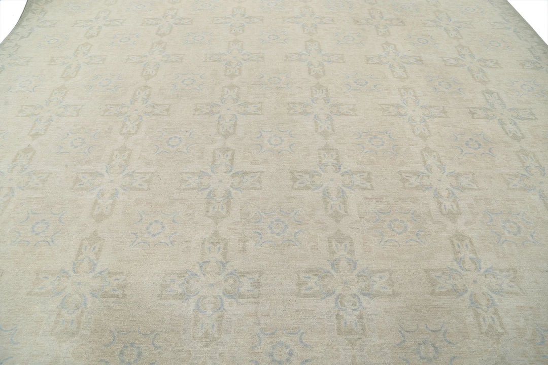 Afghan Serenity Rug 12' 2" x 14' 10" Hand-Knotted | No. AT40139