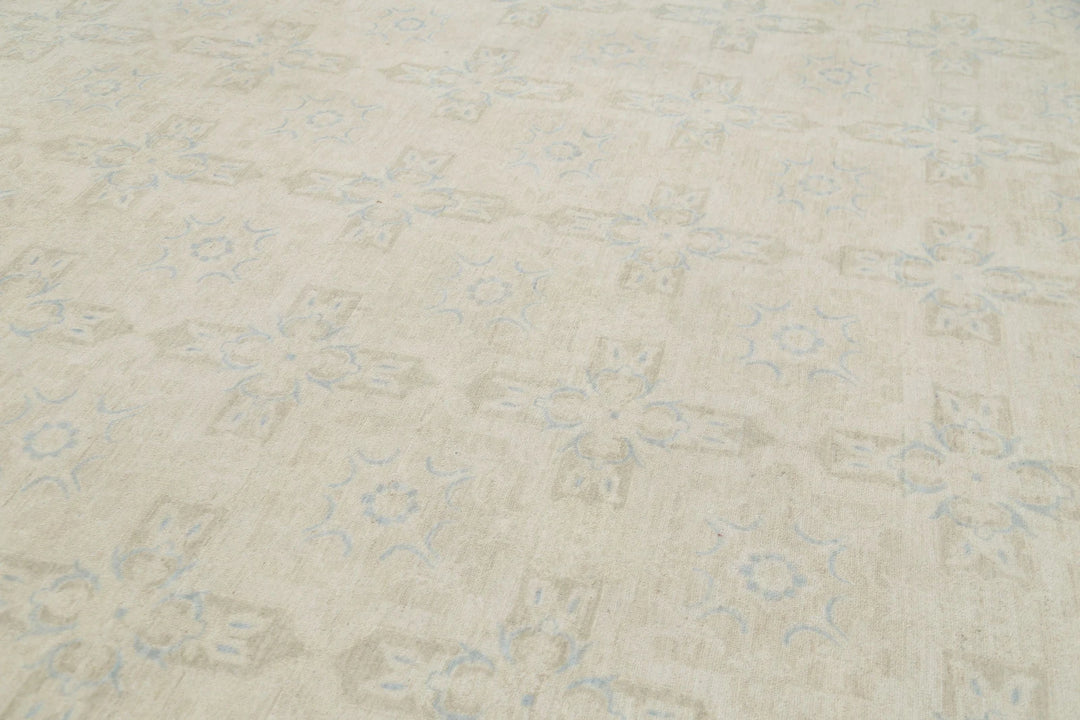 Afghan Serenity Rug 12' 2" x 14' 10" Hand-Knotted | No. AT40139
